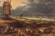 BRUEGHEL, Jan the Elder Landscape with Windmills (mk08) oil painting picture wholesale